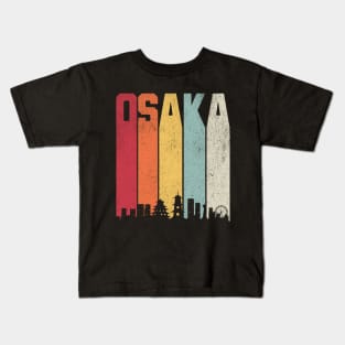 Osaka Vintage Skyline Kids T-Shirt